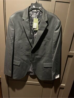 Goodfellow & Co Men's Classic Single-Breasted Black/GrayBlazer 46R New